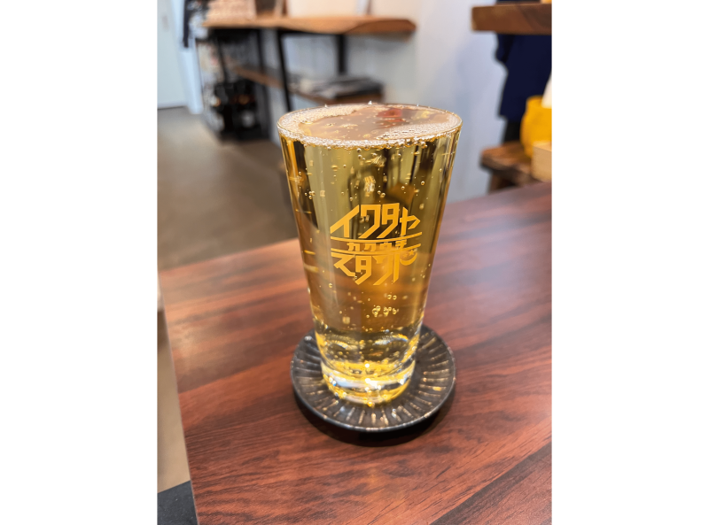 お店のロゴ入りオリジナルグラス｜岩田屋商店様