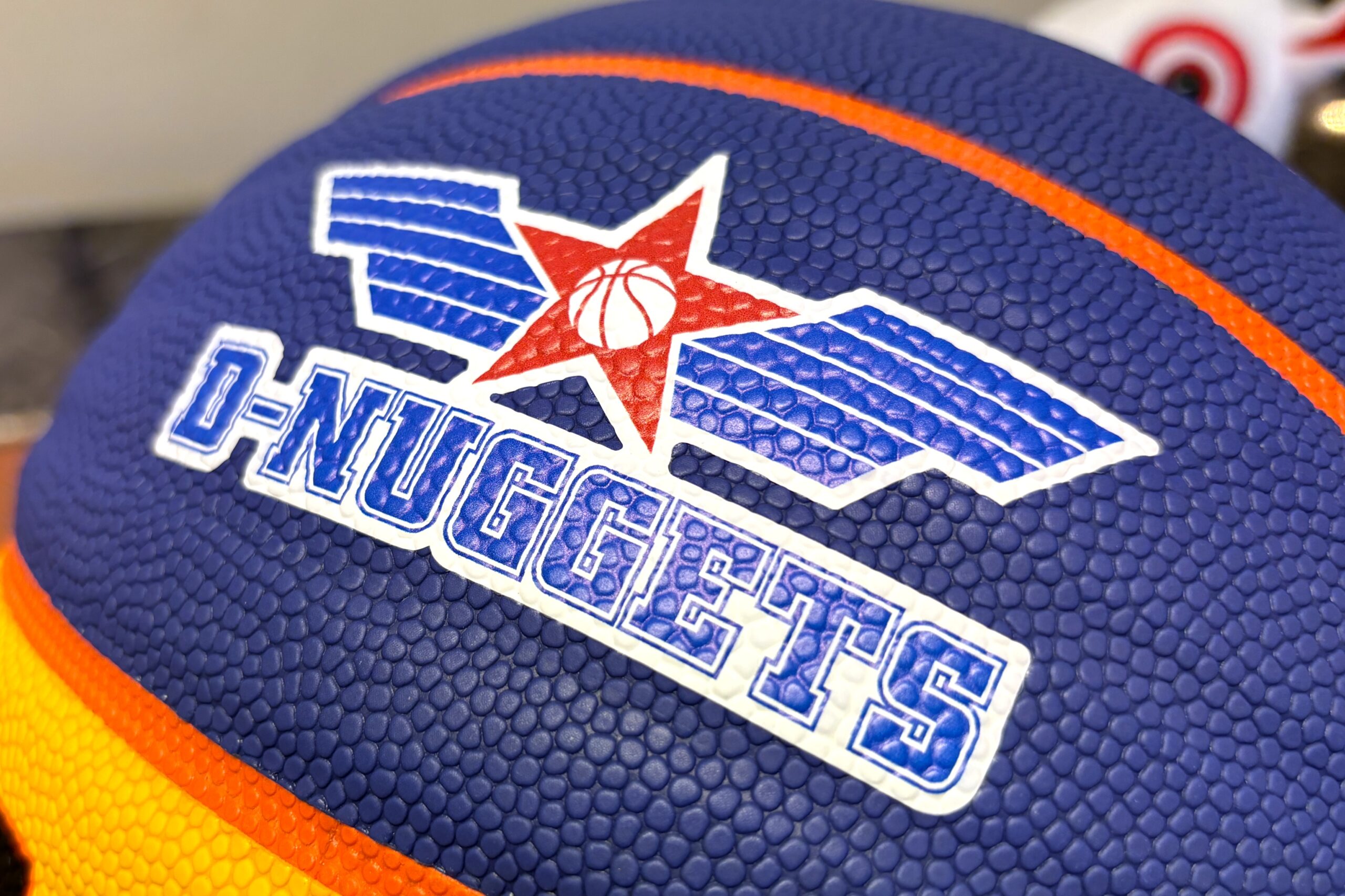 バスケットボールに印刷