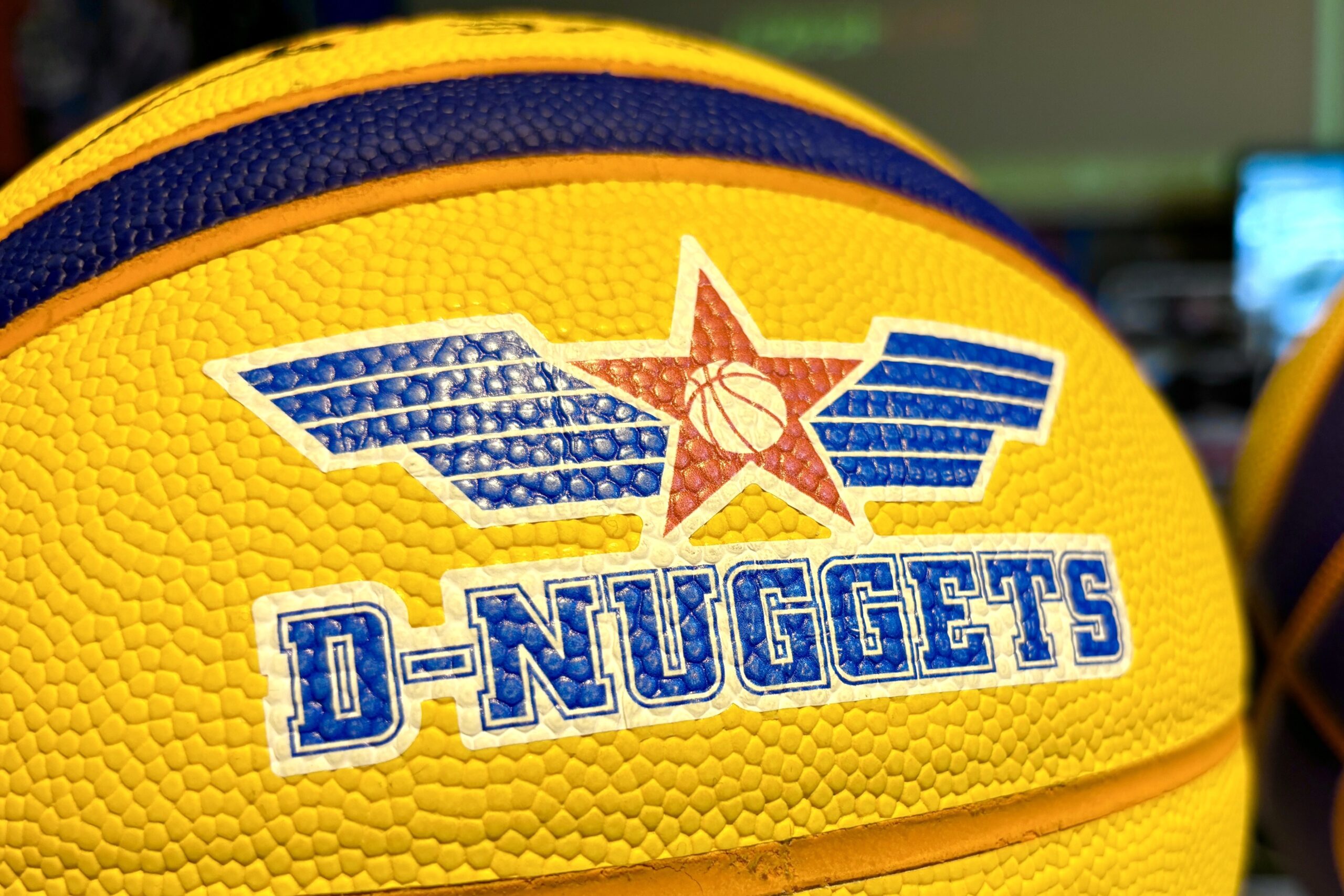 バスケットボールに印刷