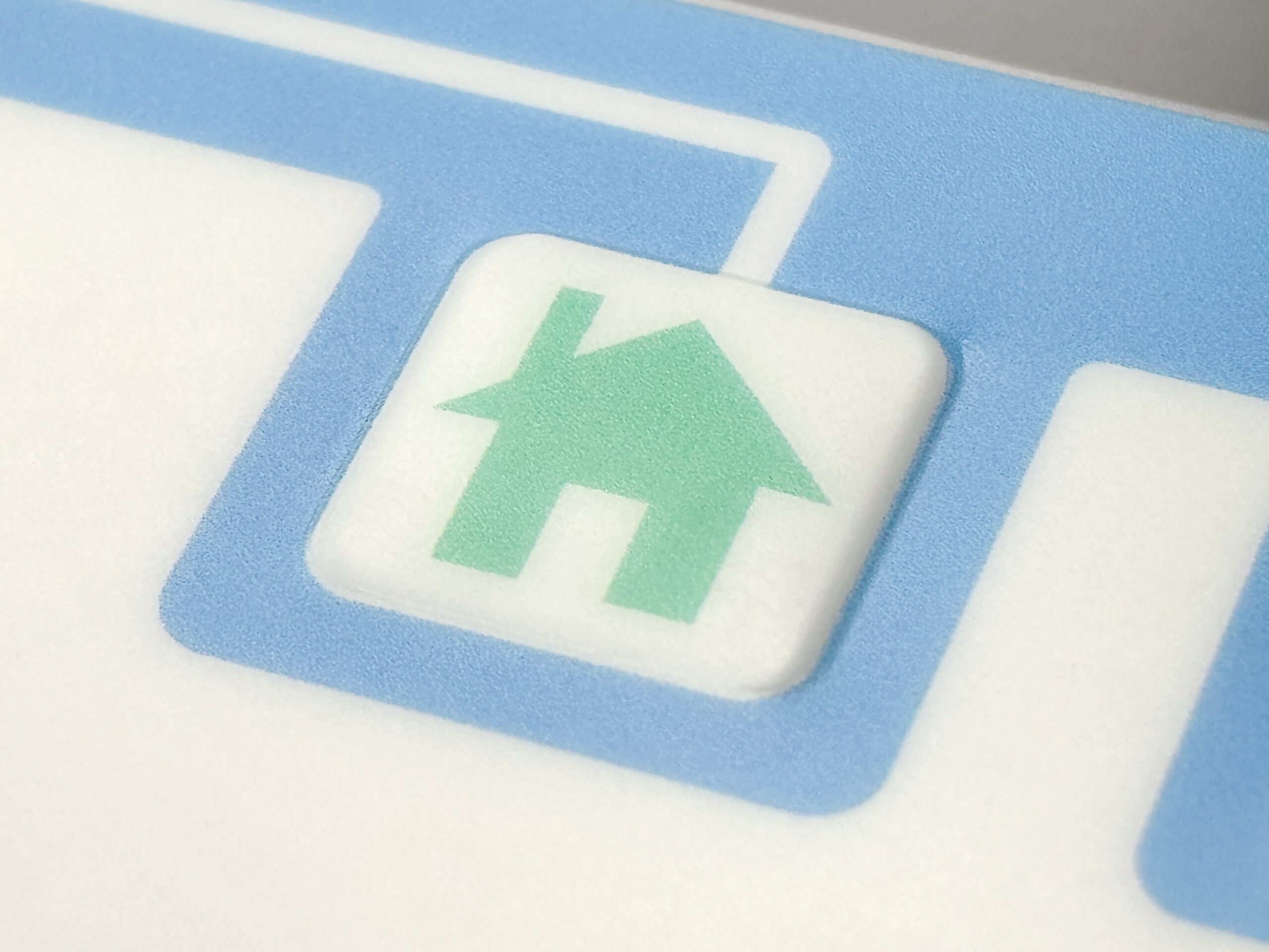 四角エンボス実物写真